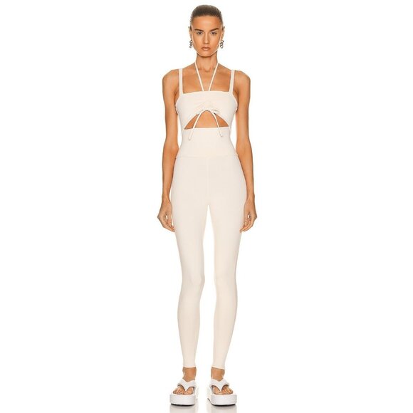 Live The Process Reverie Bodysuit Jumpsuit in Mother of Pearl Pink - Picture 1 of 4